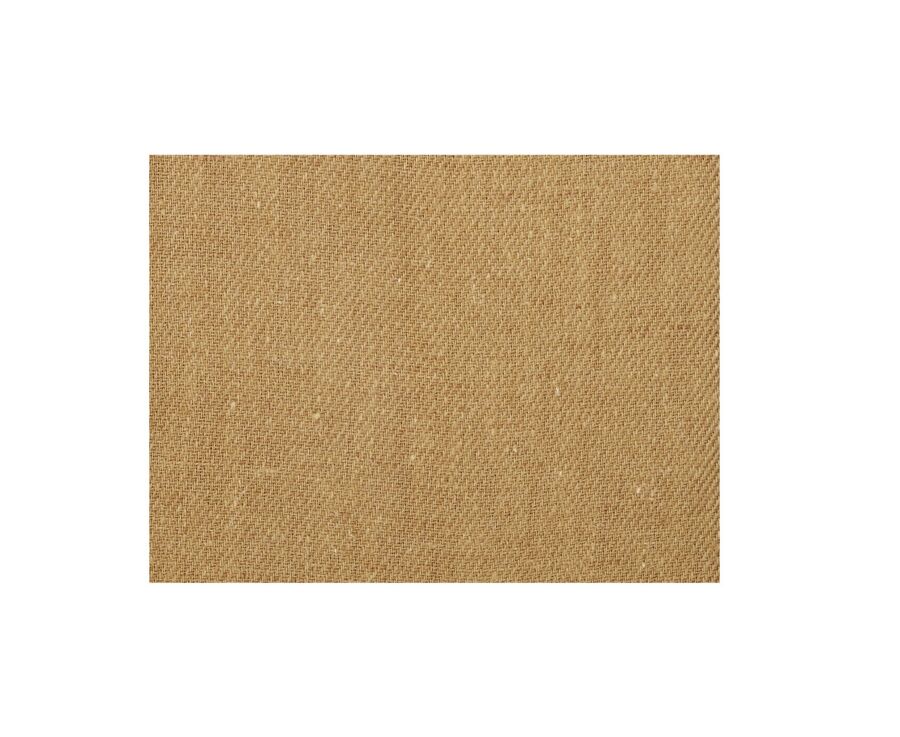 Surchemise homme coton/lin Camel Foncé - CORANTIN