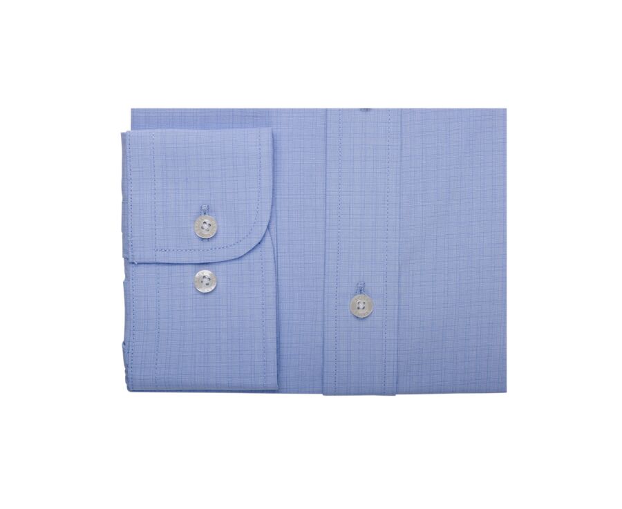 Chemise popeline  à carreaux Bleu Et Blanc - MARCILIEN