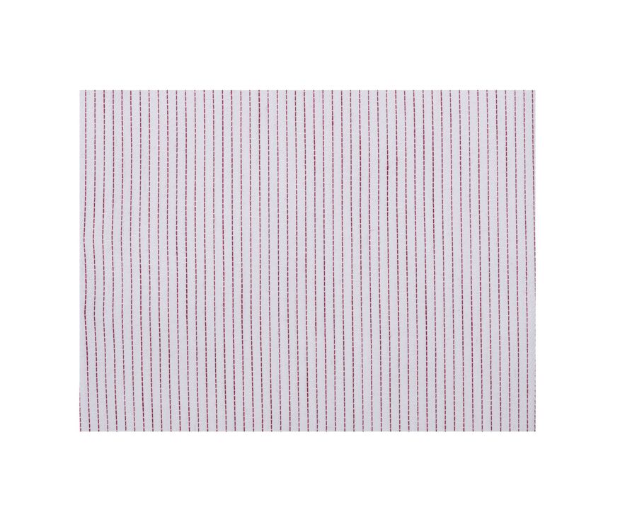 Chemise homme à rayures Blanc et Rouge - SANTINO