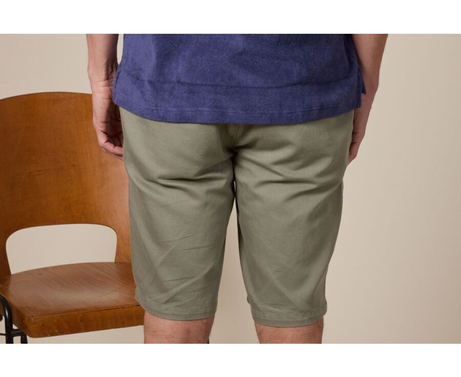 Bermuda homme Vert Amande - BRASEY