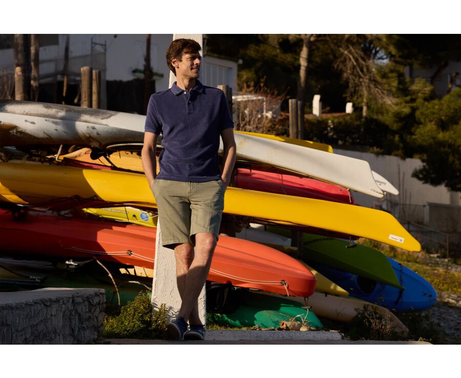 Bermuda homme Vert Amande - BRASEY