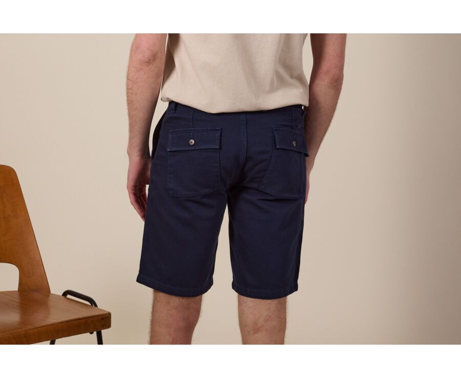 Bermuda homme Bleu Navy - BELVIN