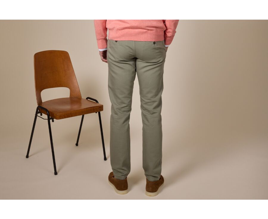 Pantalon chino homme Vert Tilleul - KASEY