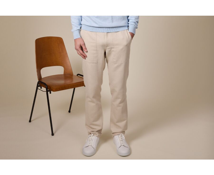 Pantalon chino homme Ficelle - KELVIN