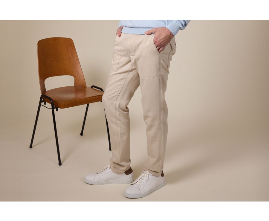 Pantalon chino homme Ficelle - KELVIN