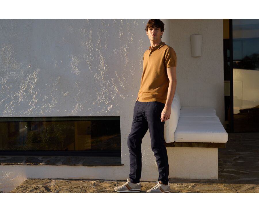 Pantalon chino homme Bleu Navy - KELVIN