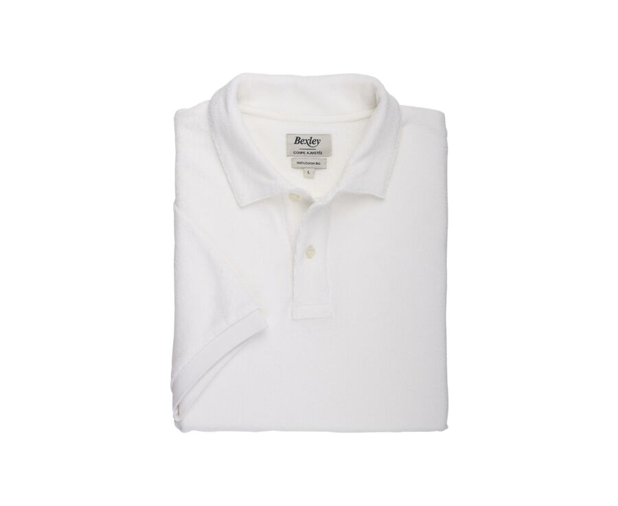 Polo homme Ecru - Finition lavée - ANDRIAN II
