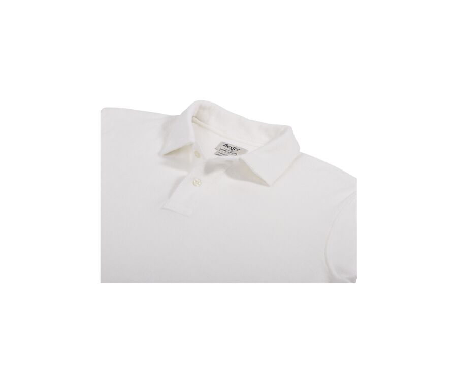 Polo homme Ecru - Finition lavée - ANDRIAN II