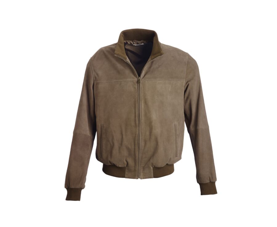 Blouson Velours Cacao - 100% Cuir  - SEAVER