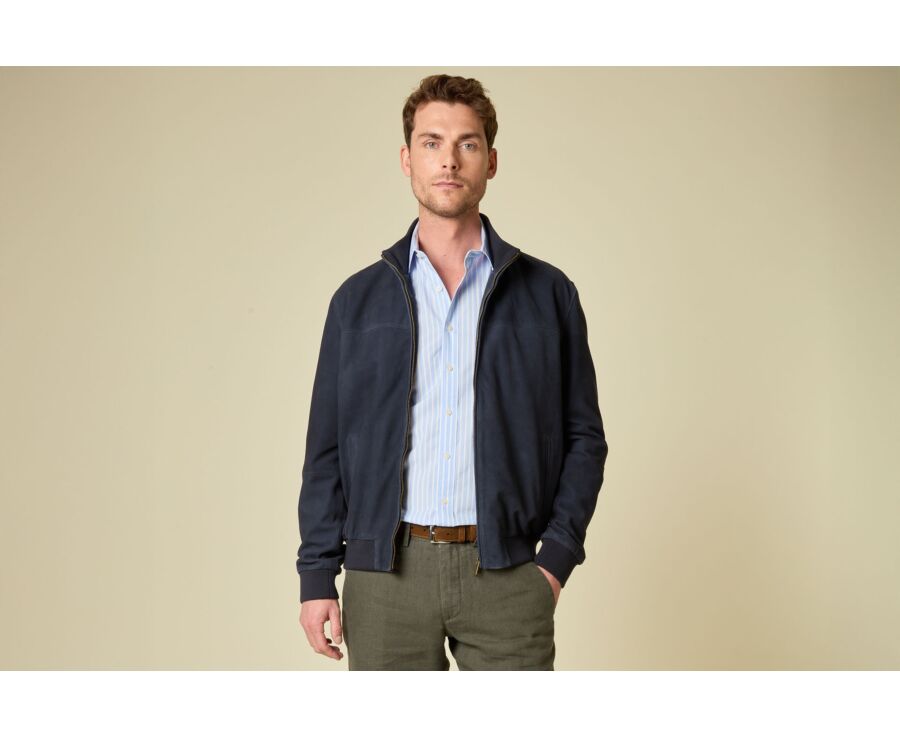 Blouson Velours - Navy - SEAVER