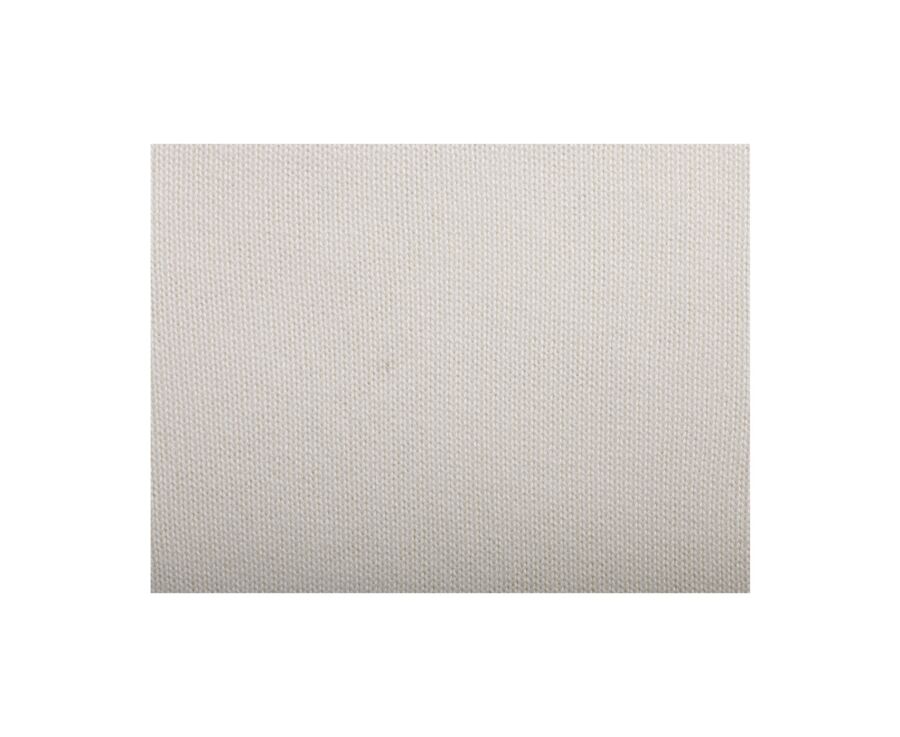 Pull tricot 100% coton Ecru - Col Polo - BRAIDEN ML