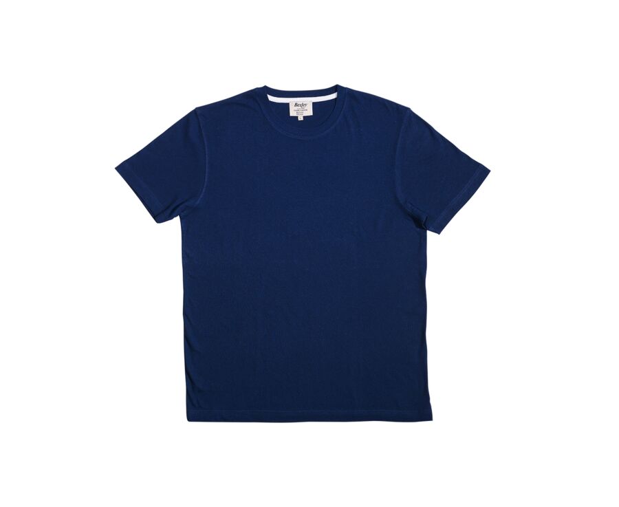 Tee-shirt Coton/Lin - Indigo - ENIAS