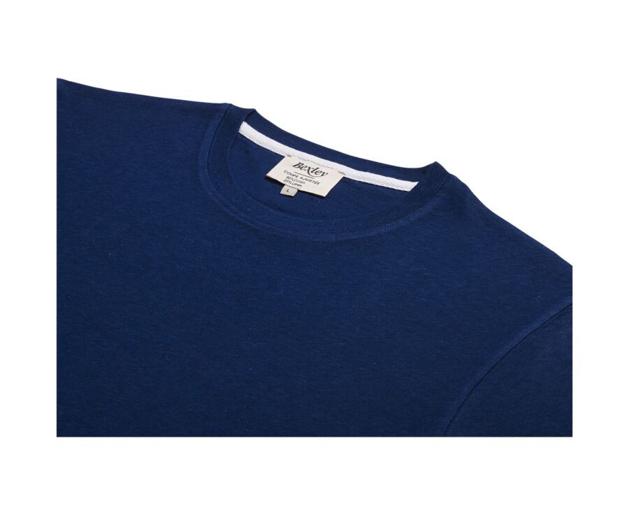 Tee-shirt Coton/Lin - Indigo - ENIAS