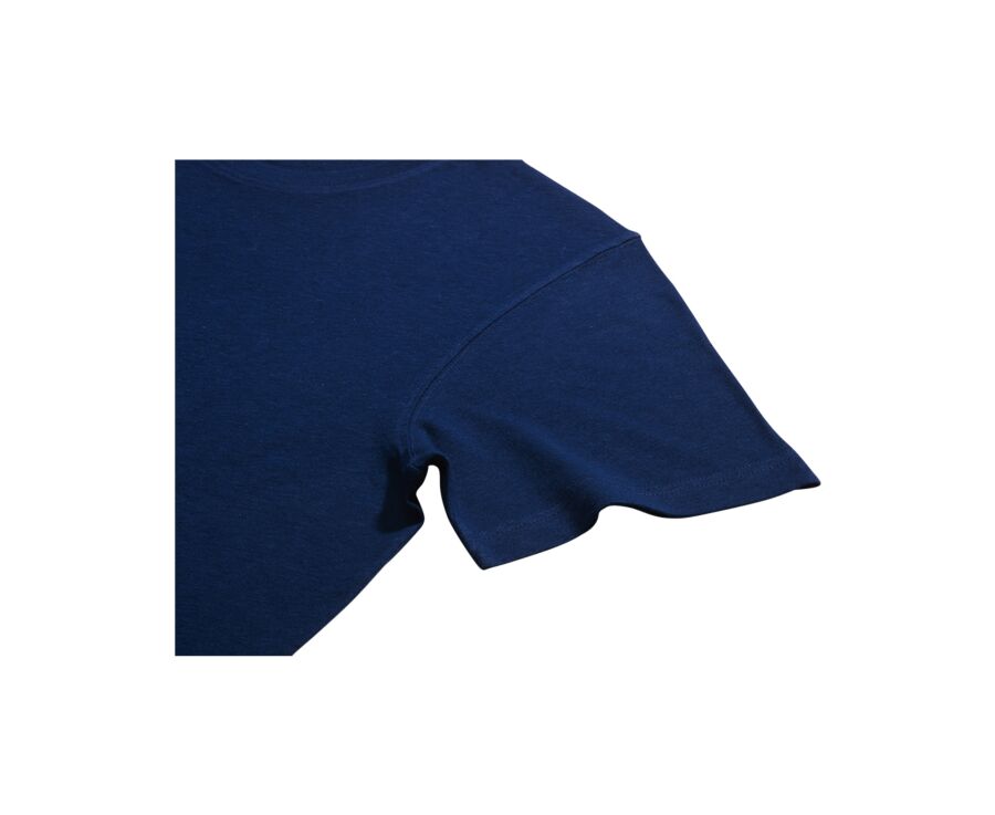 Tee-shirt Coton/Lin - Indigo - ENIAS