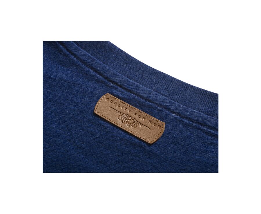Tee-shirt Coton/Lin - Indigo - ENIAS