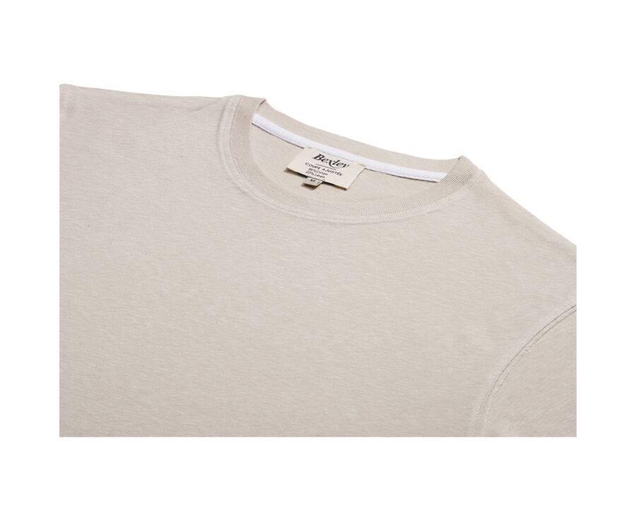 Tee-shirt Coton/Lin - Greige - ENIAS
