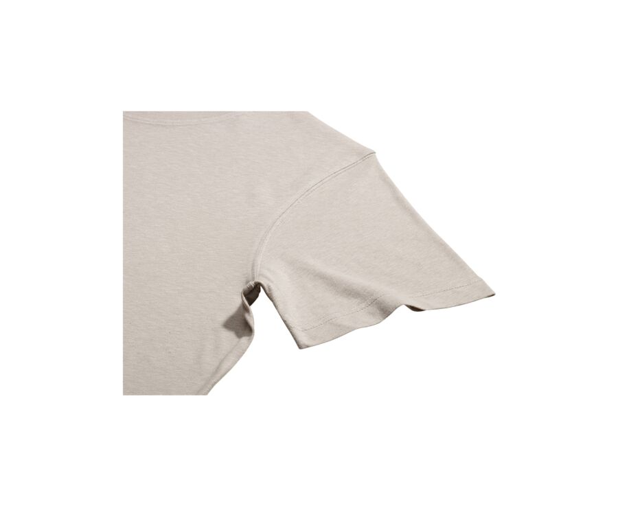 Tee-shirt Coton/Lin - Greige - ENIAS
