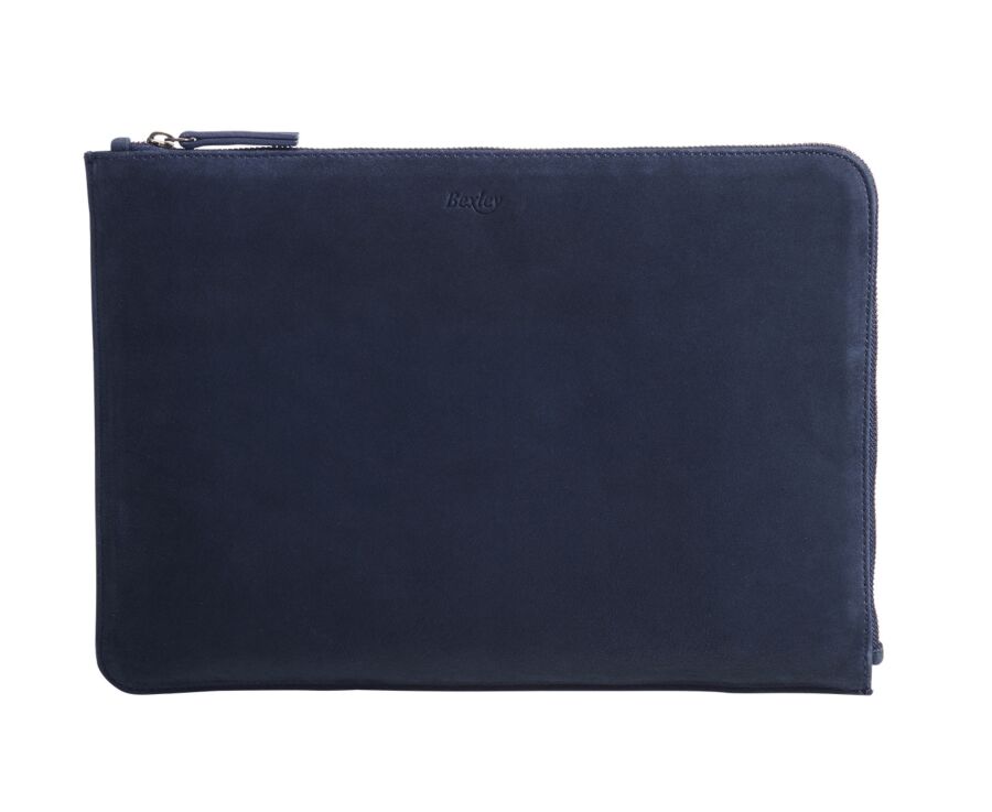 Pochette ordinateur Velours Navy - HERRINGTON