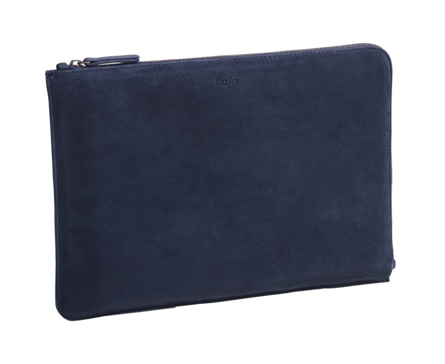 Pochette ordinateur Velours Navy - HERRINGTON