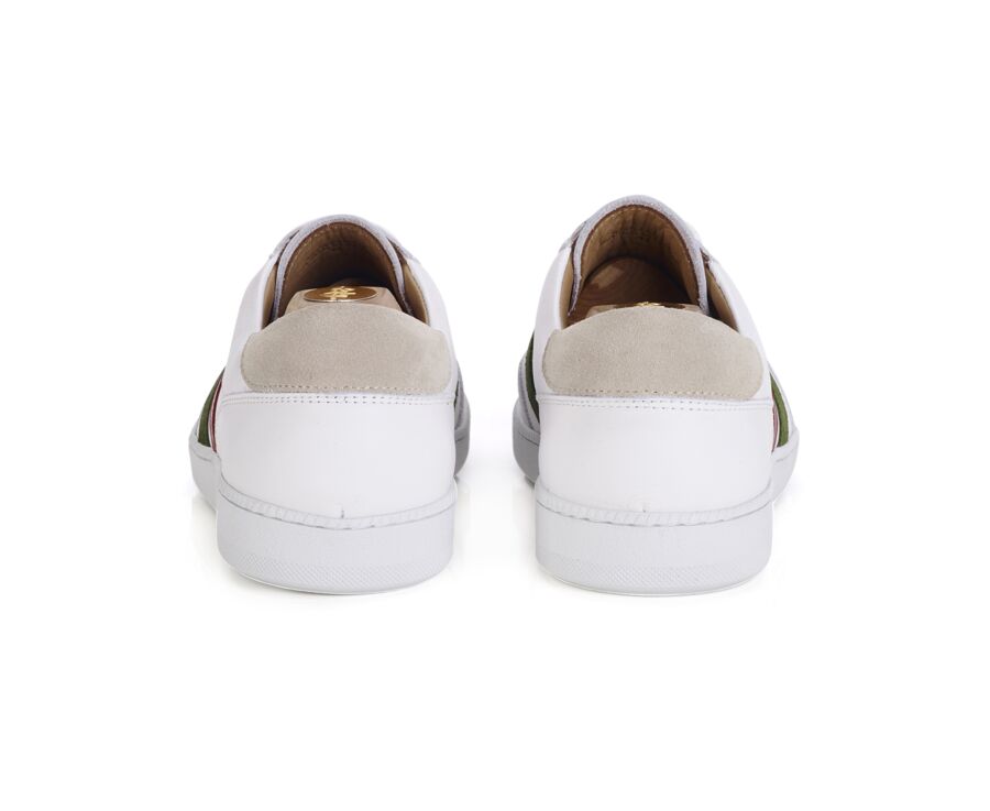 Sneakers homme Blanc Vert et Rouge - VERONA