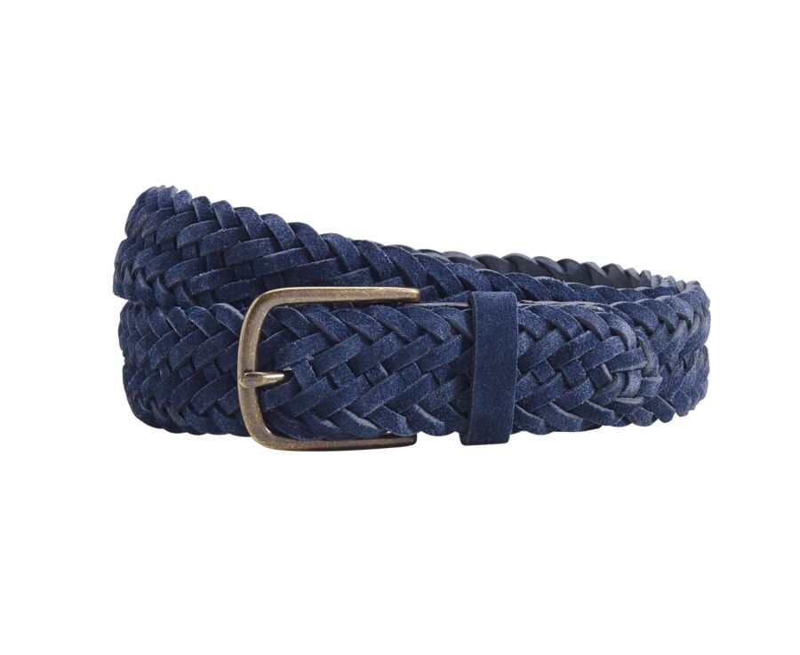 Ceinture en Velours tressée homme Navy - NORTHGATE