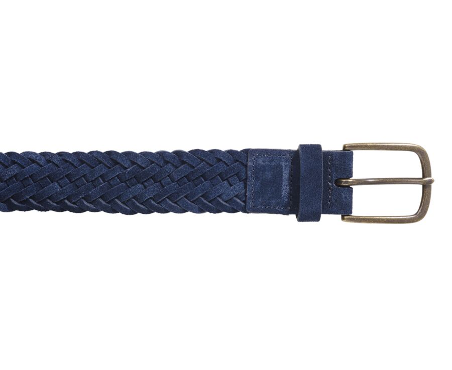 Ceinture en Velours tressée homme Navy - NORTHGATE