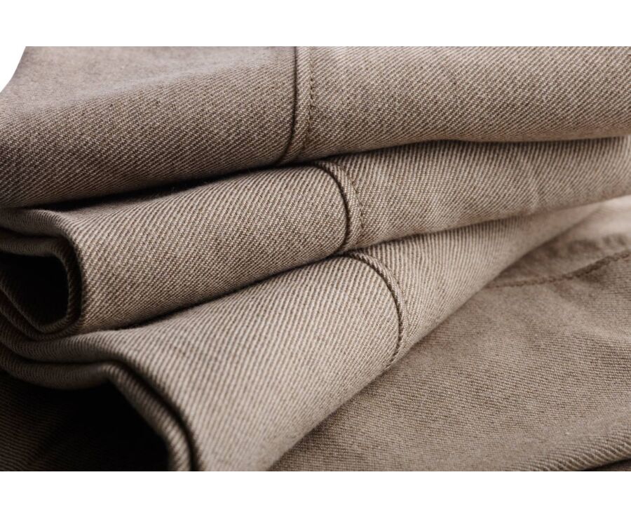 Pantalon Chino Homme - Beige Chiné - NEIL
