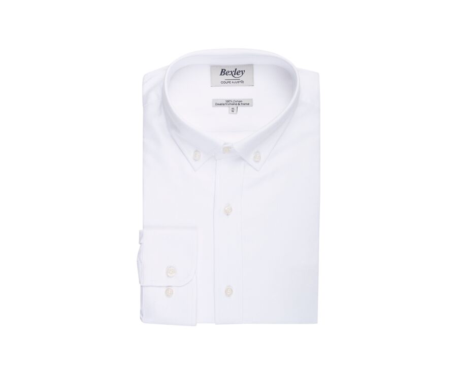Chemise Oxford homme - Blanc - BRADFORD III