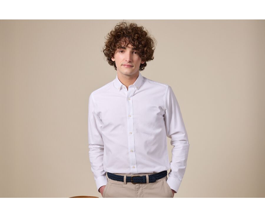 Chemise Oxford homme - Blanc - BRADFORD III
