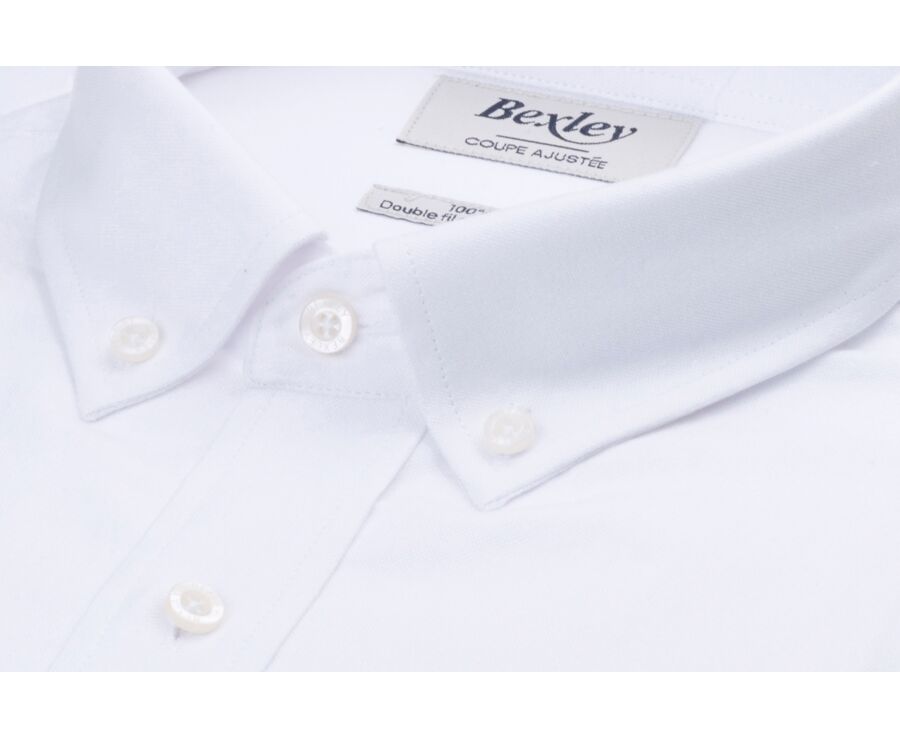 Chemise Oxford homme - Blanc - BRADFORD III