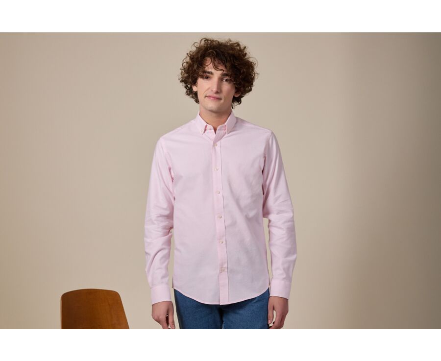 Chemise Oxford homme - Rose - BRADFORD III