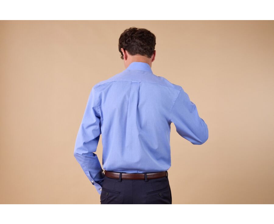 Chemise 100% coton - Bleu - MAXIRE