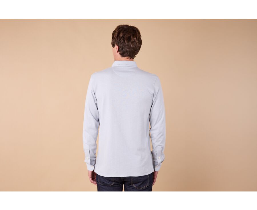 Chemise homme jersey 100% coton - Bleu Ciel - AIGNAN