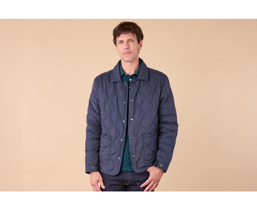 Doudoune Matelassée en Navy - NORSTEN