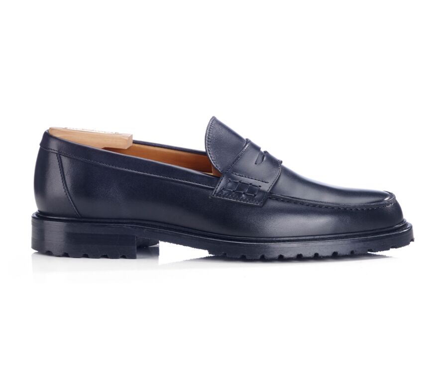 Mocassin pour Homme en cuir Noir - DOWARD GOMME