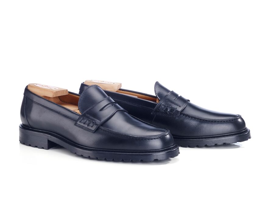 Mocassin pour Homme en cuir Noir - DOWARD GOMME
