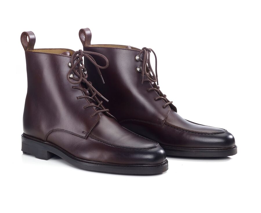 Derby boots homme - Chocolat - HUDSON HIGH GOMME COUNTRY