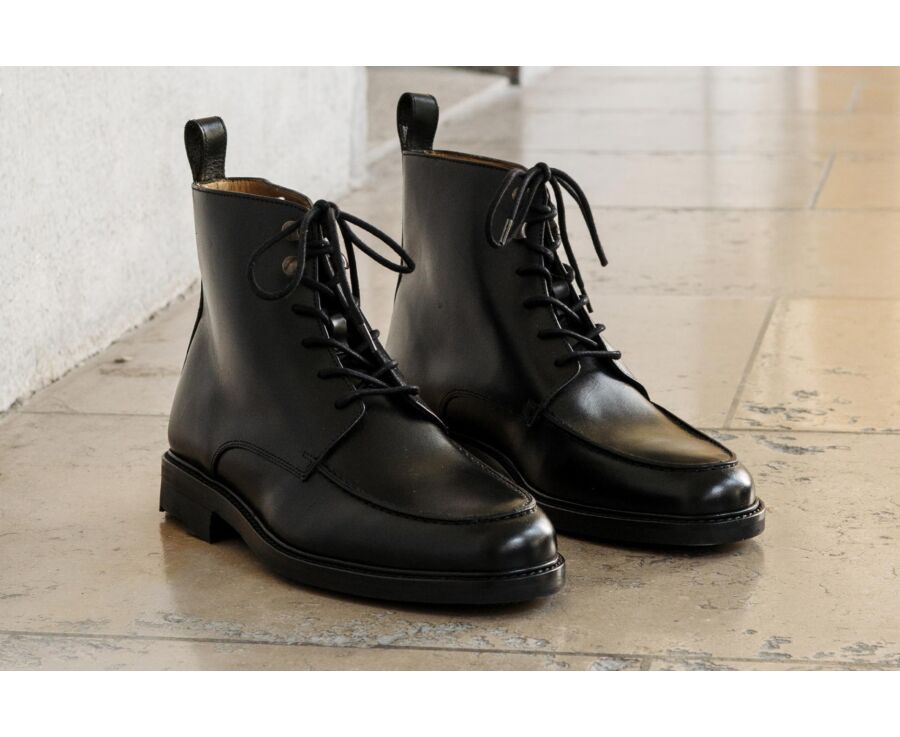 Derby boots homme - Noir - HUDSON HIGH GOMME COUNTRY