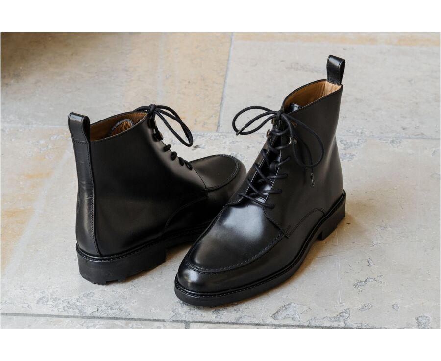 Derby boots homme - Noir - HUDSON HIGH GOMME COUNTRY