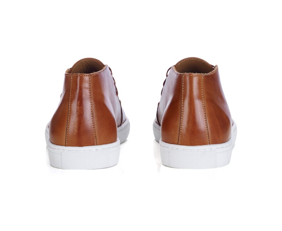 Sneaker montant Homme - Chataigne Patiné - TAHARA
