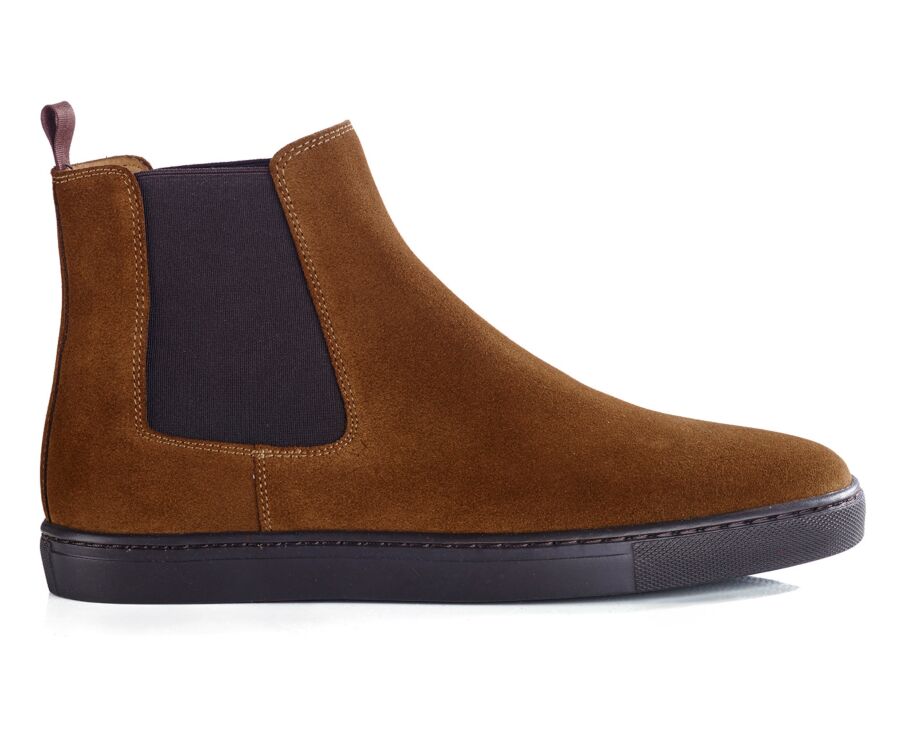 Chelsea Sneakers Boots - Velours Chamois - NATURI