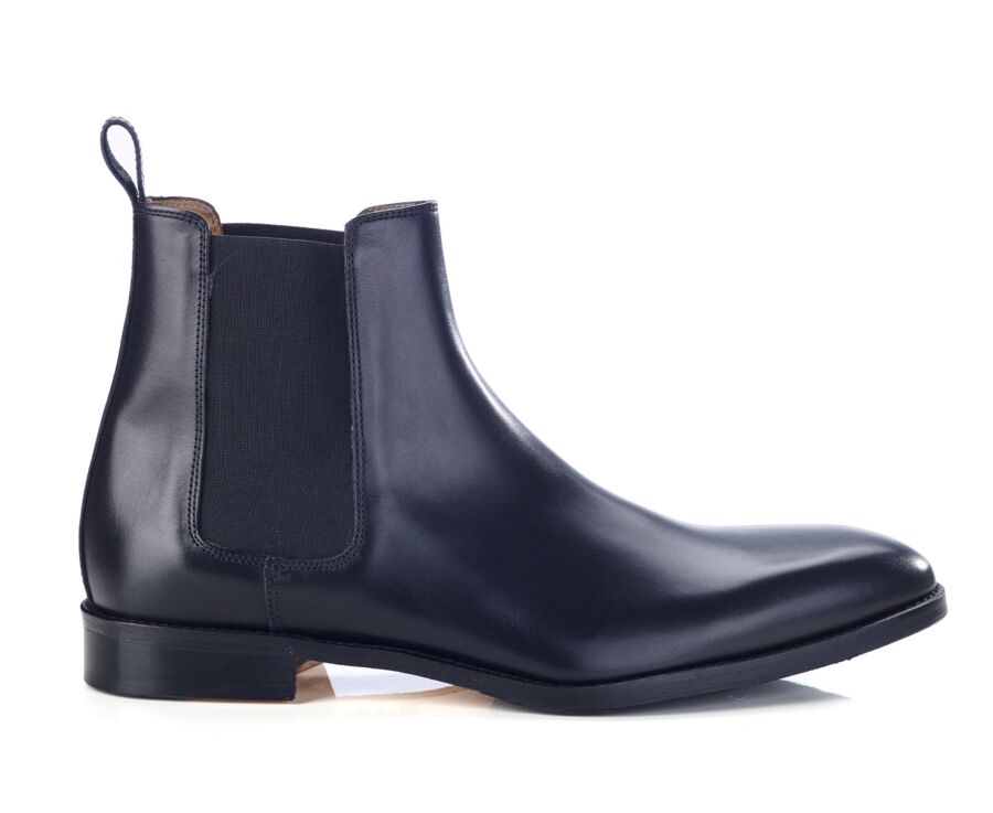 Chelsea boots homme - Noir Patiné - STANHIGH PATIN