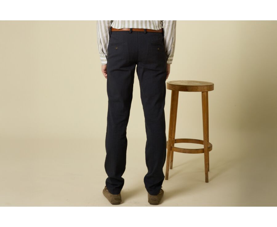 Pantalon chino homme Chevron Navy Foncé - KERYLL