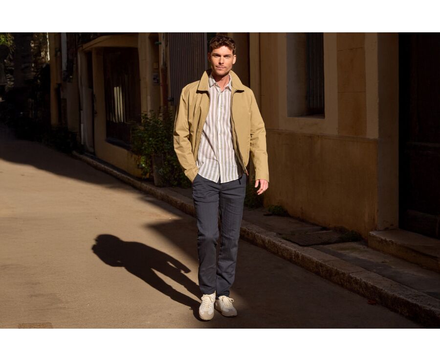 Pantalon chino homme Chevron Navy Foncé - KERYLL