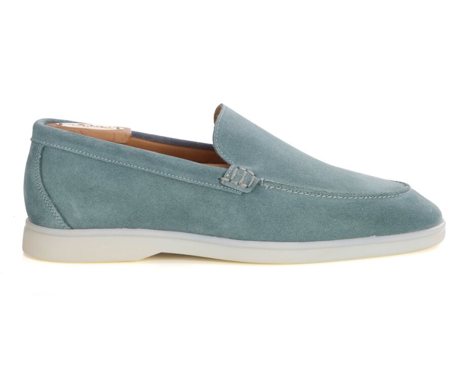 Mocassin homme - Velours Eucalyptus - MANASOTA III