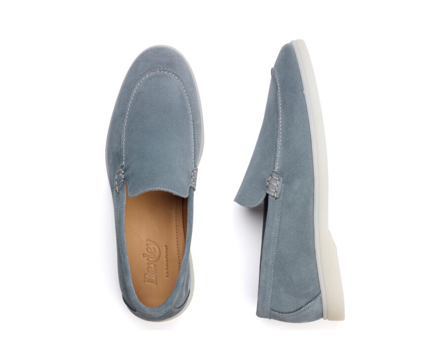 Mocassin homme - Velours Eucalyptus - MANASOTA III