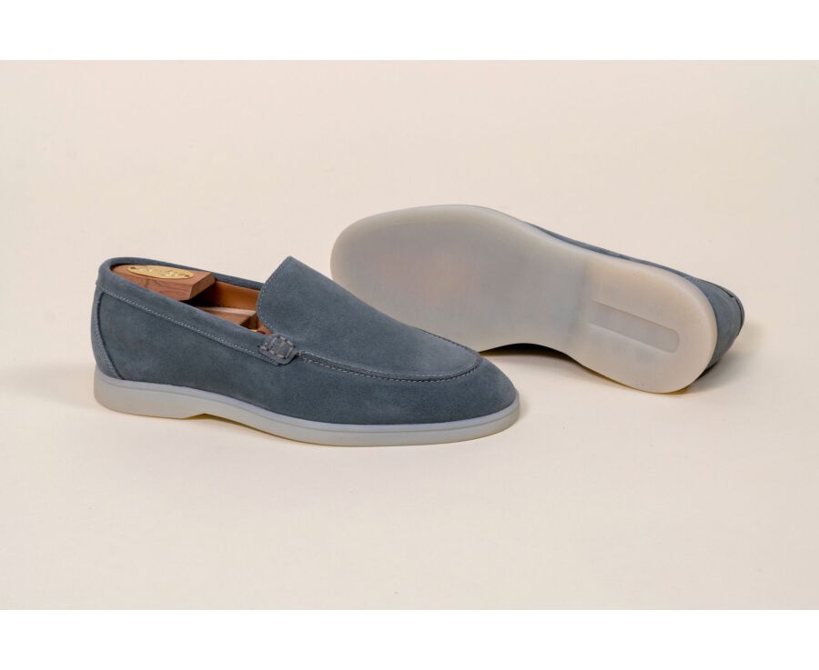 Mocassin homme - Velours Eucalyptus - MANASOTA III