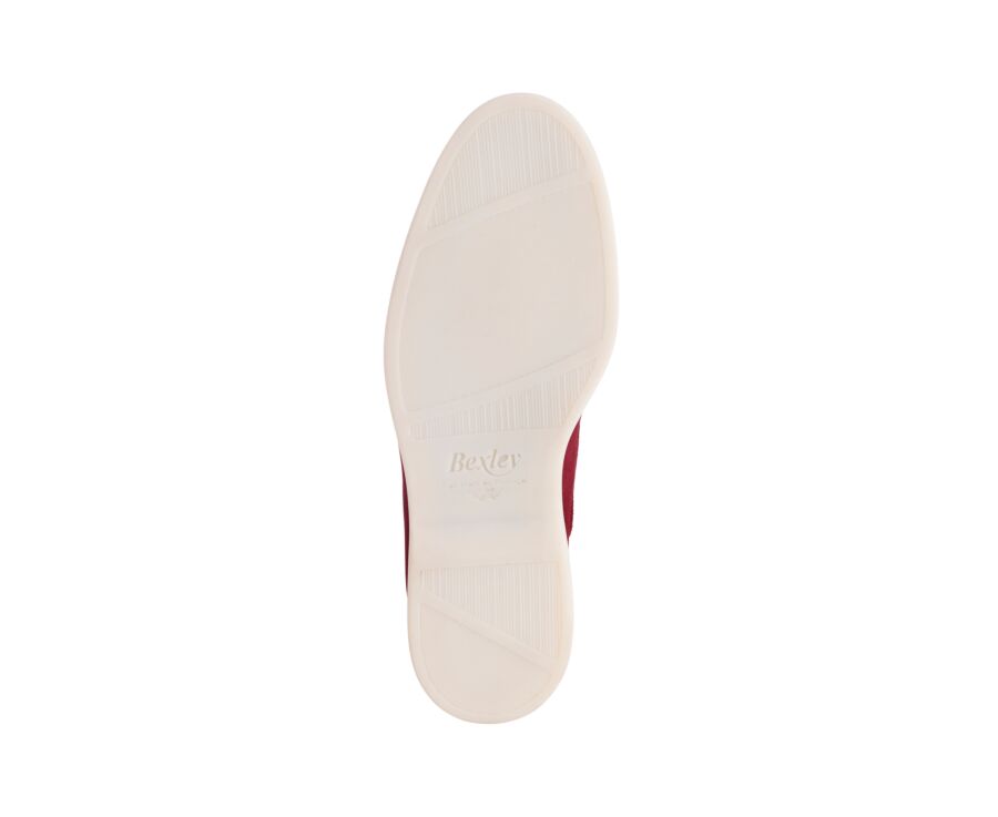 Mocassin homme - Velours Rubis - MANASOTA III