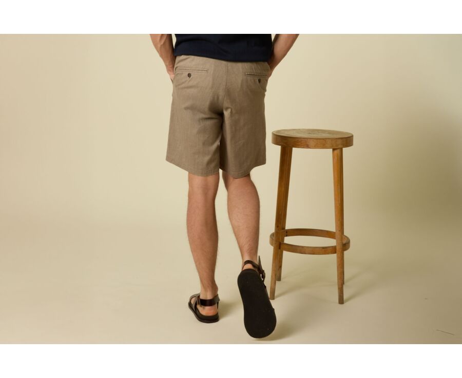 Bermuda Chevron Kaki Clair - KYRAS