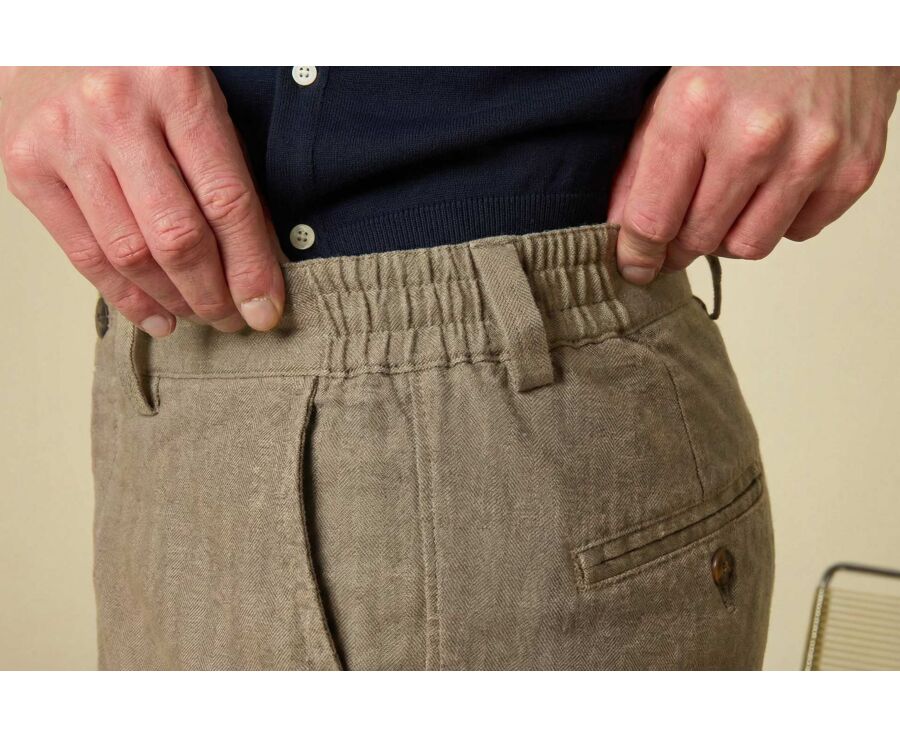 Bermuda Chevron Kaki Clair - KYRAS